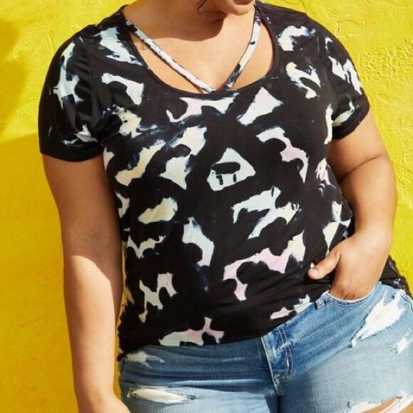 Torrid Super Soft Knits Strappy Tee - Picture 1 of 6